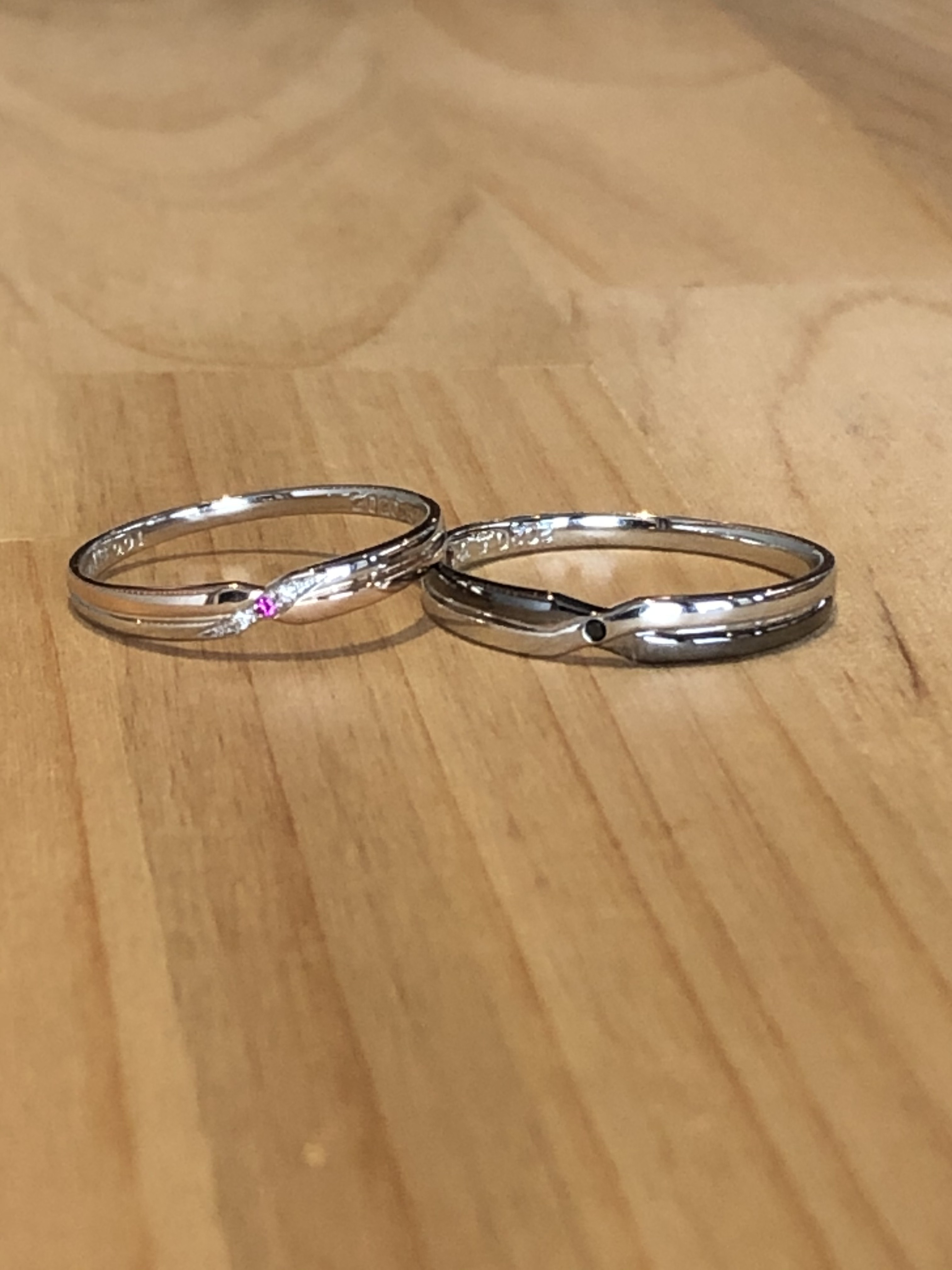 結婚指輪二色リング