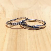結婚指輪クロスストレート