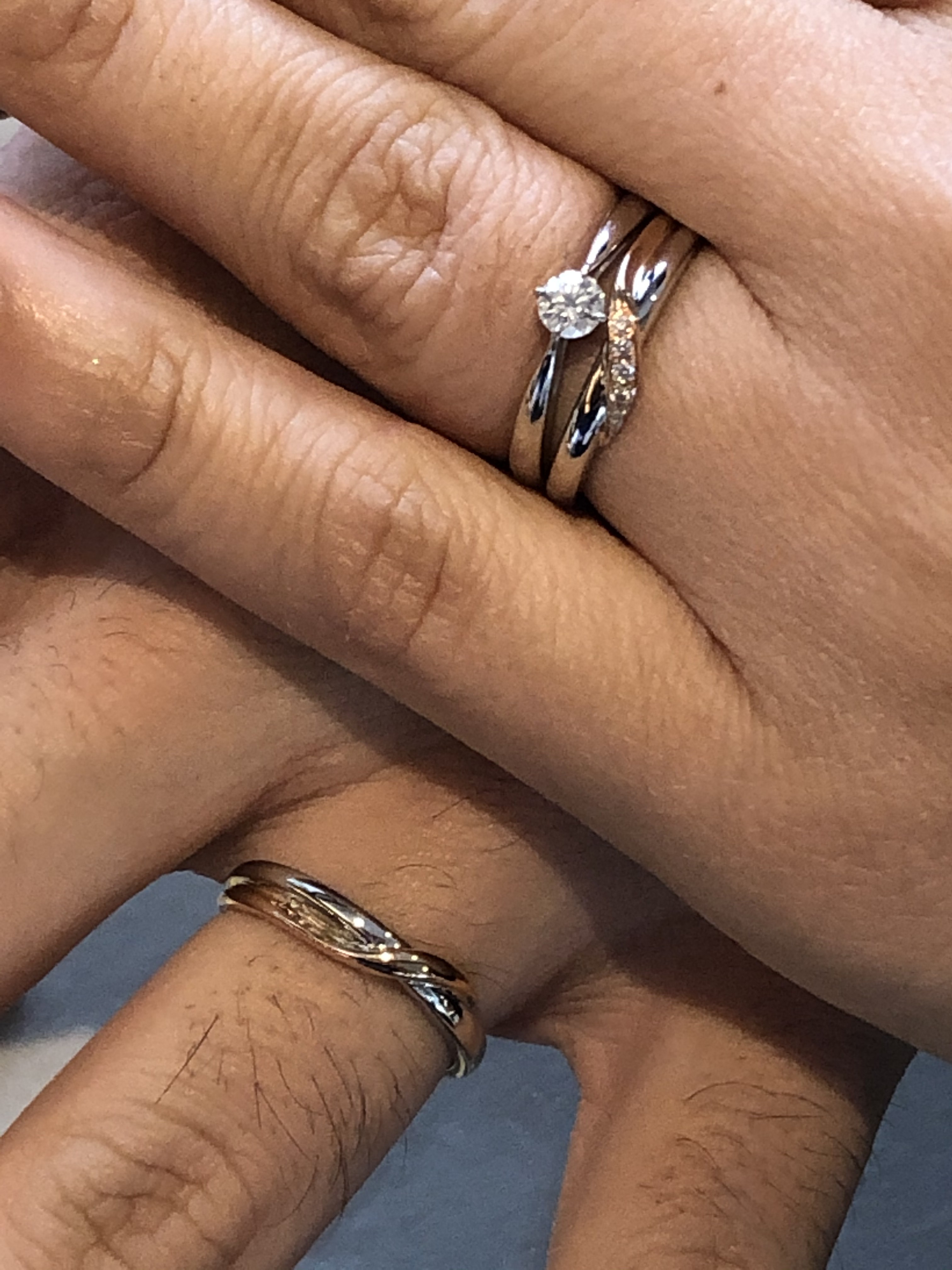 結婚指輪の御納品