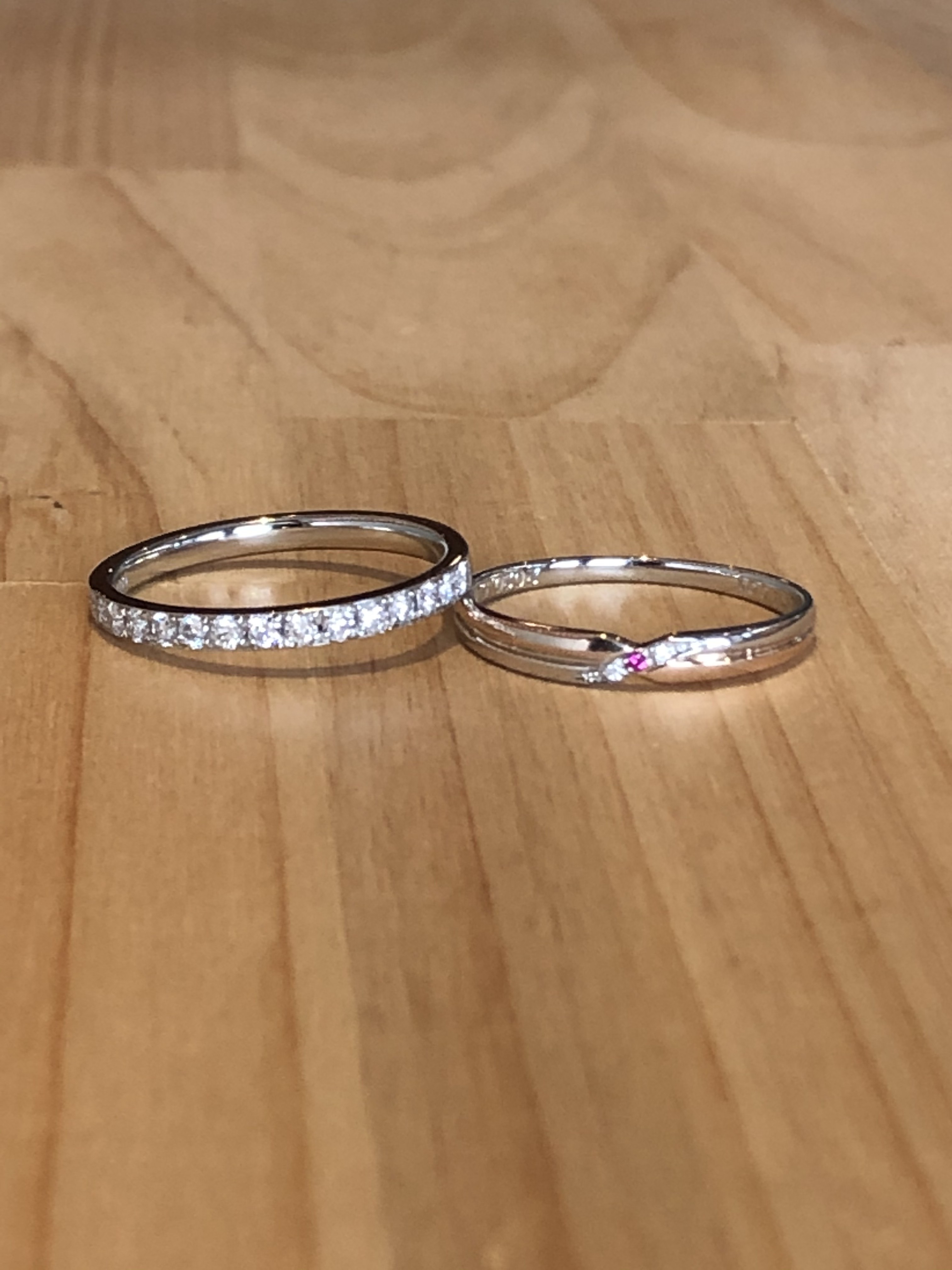 結婚指輪とエタニティリング