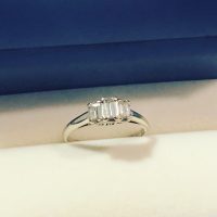 婚約指輪バケットダイヤモンド