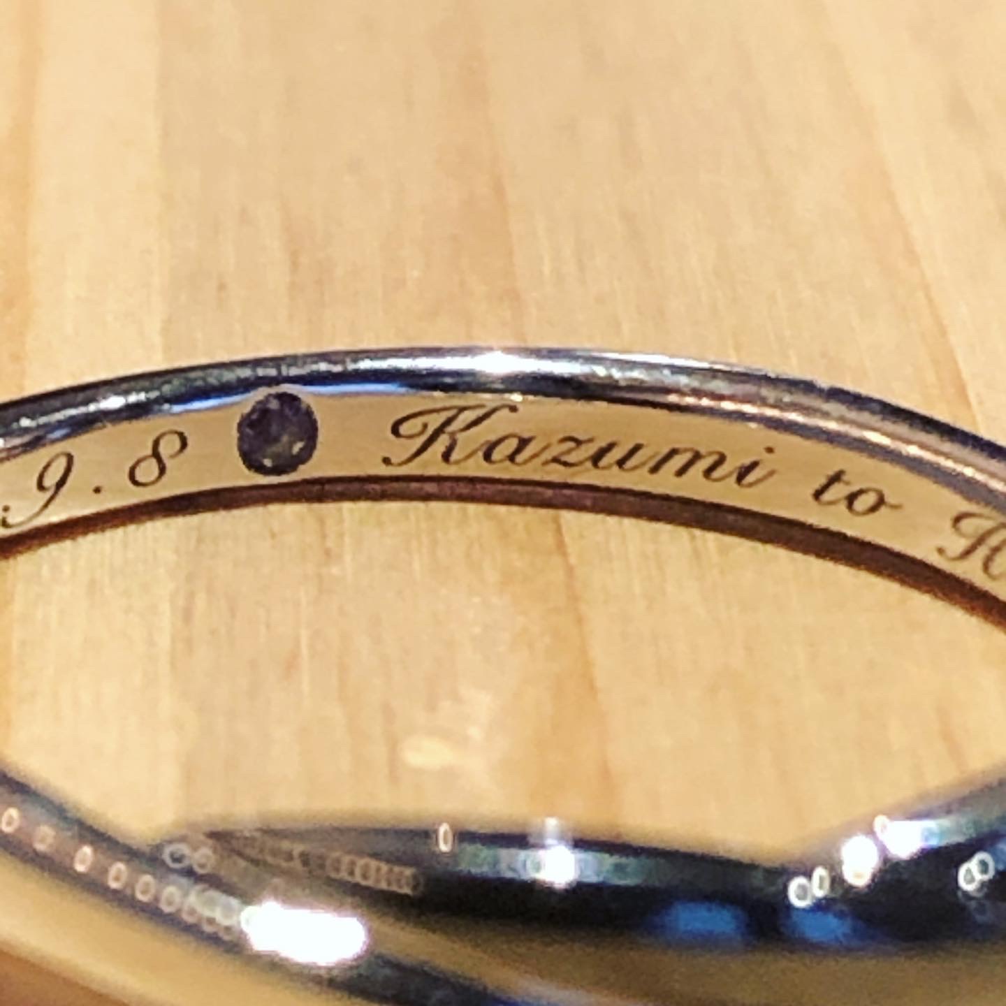 結婚指輪や婚約指輪の刻印もオシャレに 豊橋の結婚指輪 豊橋の婚約指輪 専門店ホメミ 豊橋市 豊川市