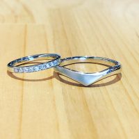 結婚指輪V型ストレート