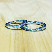 結婚指輪V型デザイン