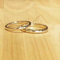 結婚指輪甲丸リング