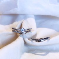 結婚指輪と婚約指輪セットリング